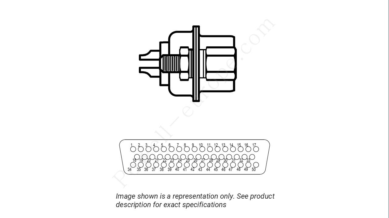 Image showing the insert arrangement and polarization of the Positronic MD50F20000
